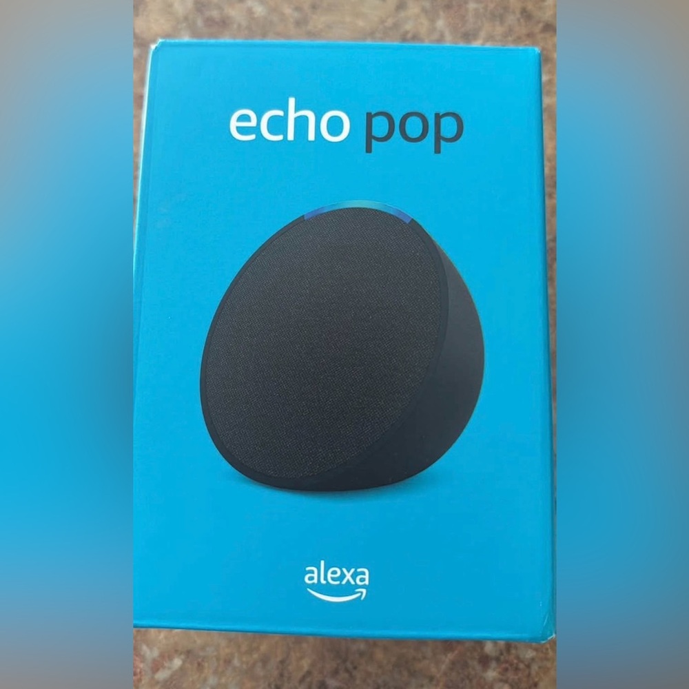 Echo Pop Speaker in Sleek Black